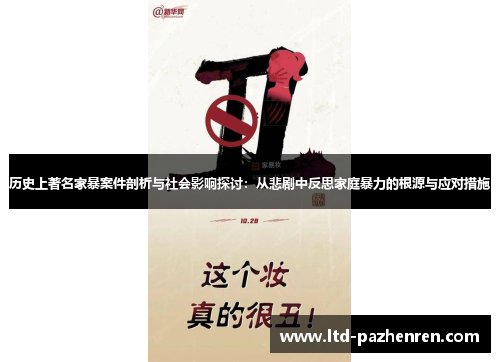 历史上著名家暴案件剖析与社会影响探讨：从悲剧中反思家庭暴力的根源与应对措施